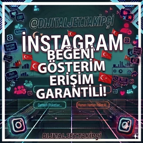  İnstagram 1.000 Beğeni + Gösterim + Erişim + Gönderi Görüntülenme